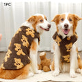 Soft Flannel Dog Pajamas – Warm Winter Vest for Small, Medium & Large Dogs (2.5–35kg)