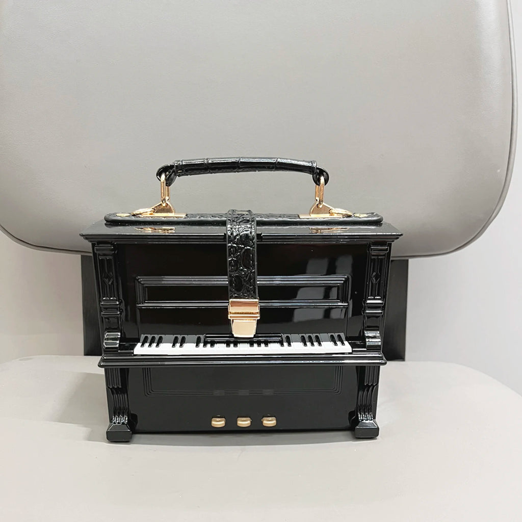 purses and handbags Luxury Designer crossbody shoulder bag For Women piano shape handmade bags Purse Messenger Bag banquet bag