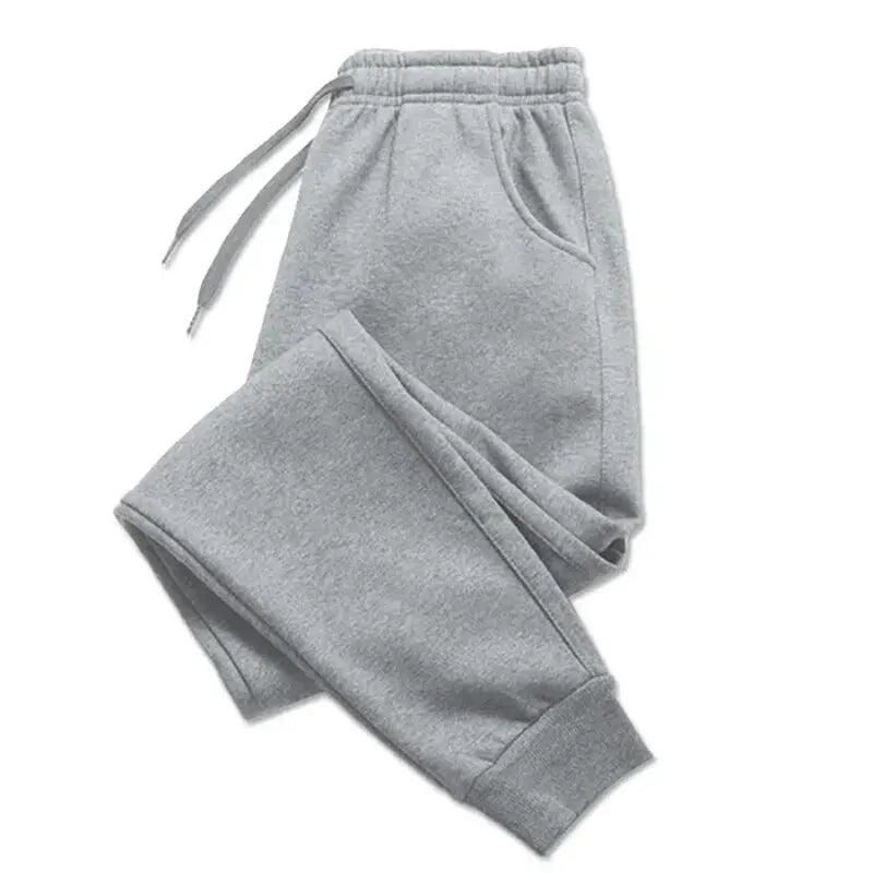 Letter Print Jogger Sweatpants – Men's Slim Fit Gym & Running Trousers (S–3XL)