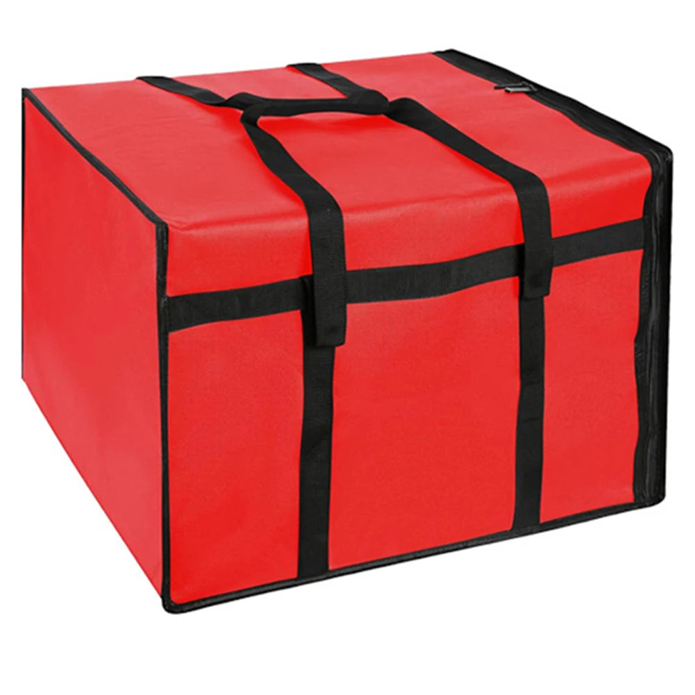 1pc Pizza Delivery Bag Non-woven Fabric Insulated Pizza Delivery Bags Grocery Food Bag Portable Bag Replacement Parts