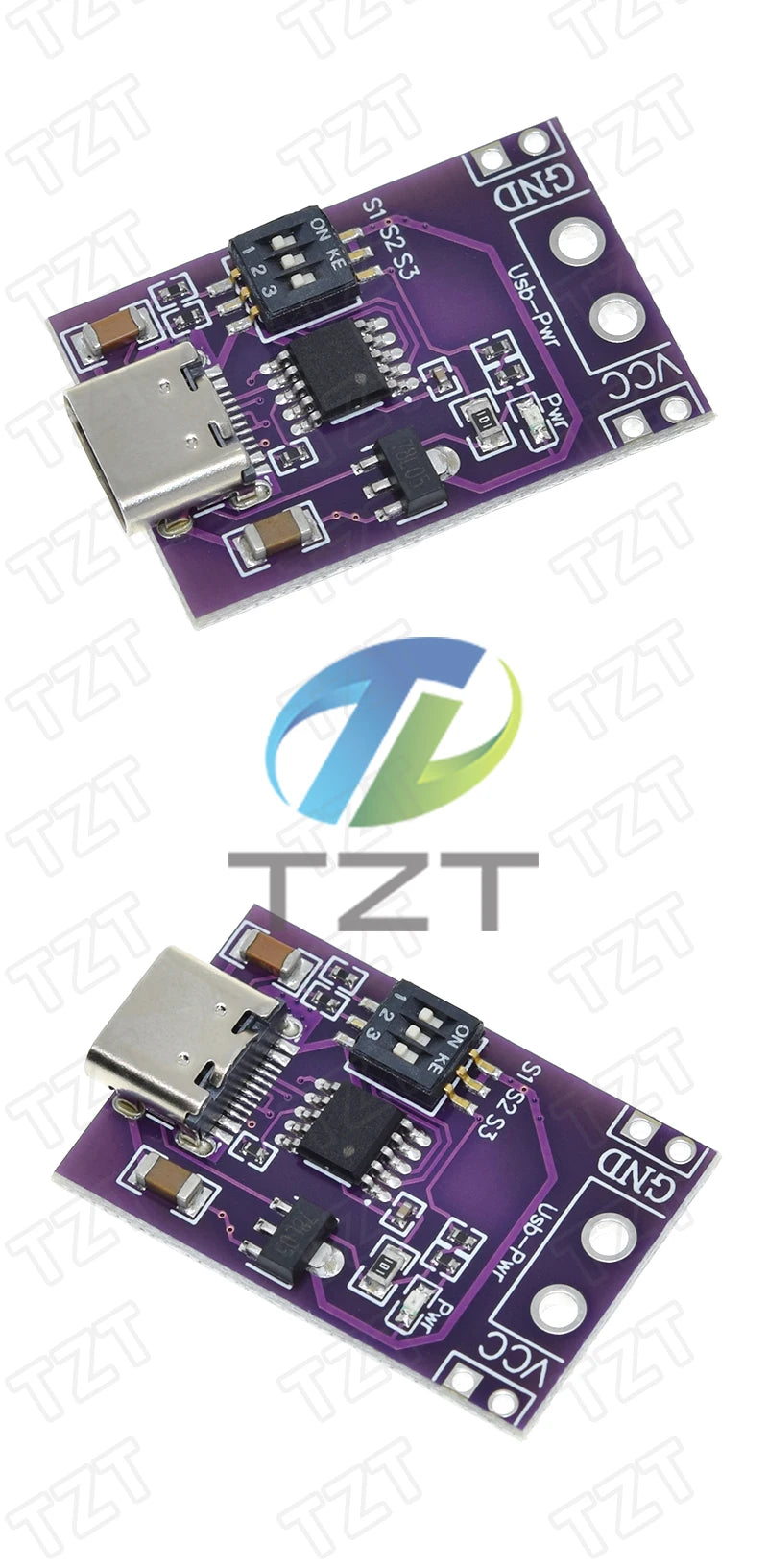 USB-C Fast Charge Trigger Module – QC AFC PD2.0 PD3.0 to DC Polling Detector for Notebook Power Supply
