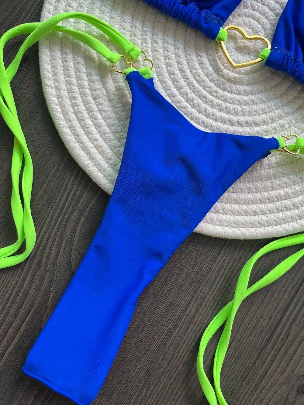 Sexy Halter Solid color Bikini Set Women's Swimsuit Two-piece Triangle Thong Swimwear Bathing Suit Brazilian Biquinis