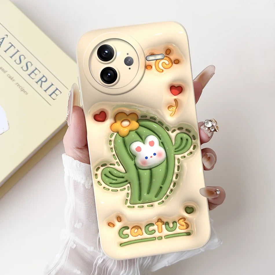 Xiaomi Poco F7 Ultra / F7 Pro Phone Case – Cute Cat & Panda Soft Silicone Shockproof Cover