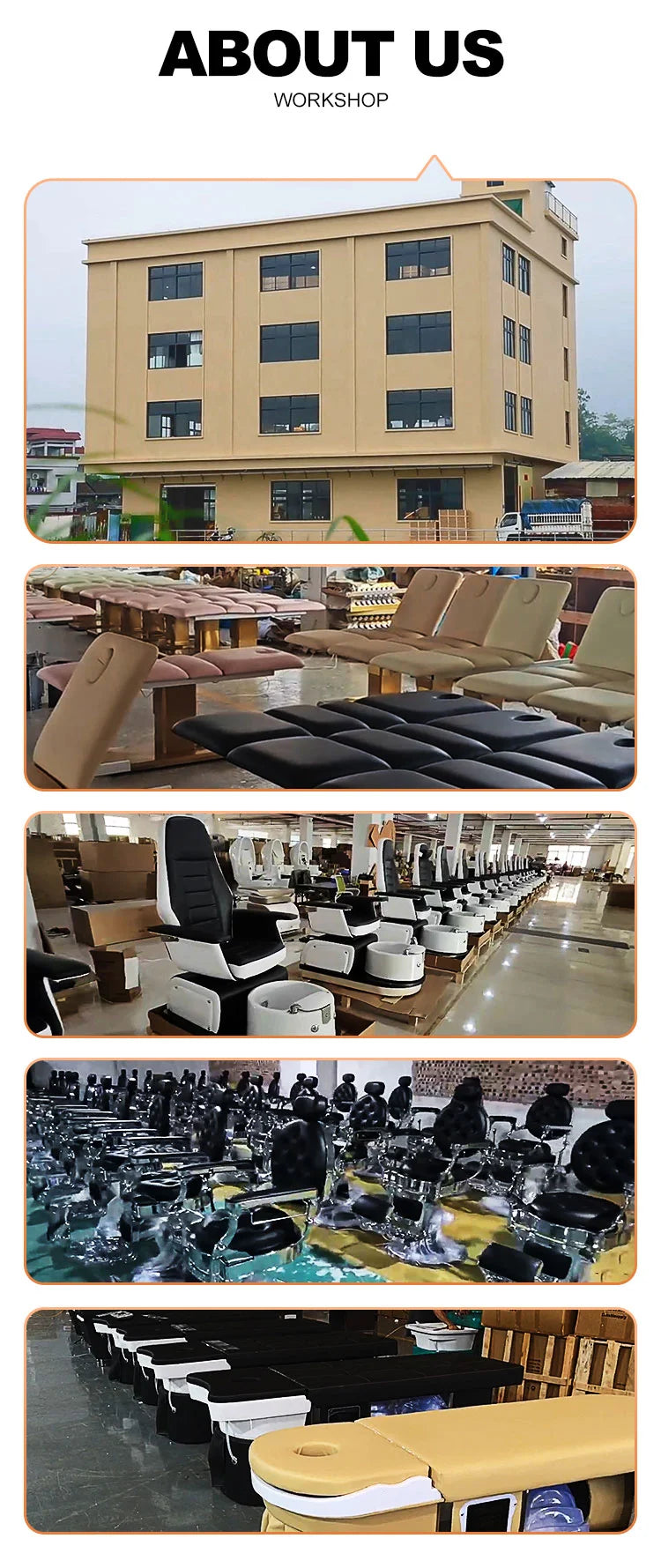 Professional Beauty Salon Bed – 3 or 4 Motor Metal Base with Manual & Remote Control