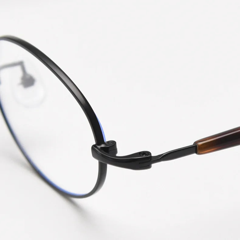 Oval Metal Spectacles Frames – Lightweight Eyeglass Frames for Men & Women