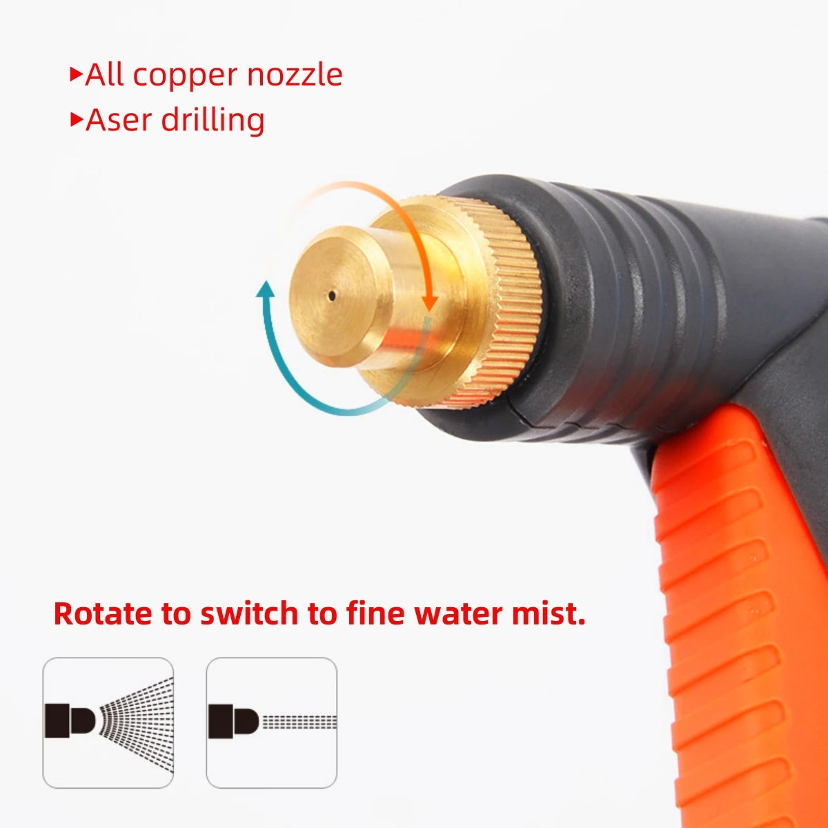 Adjustable Copper Nozzle Sprayer Bottle – 680ml Hand Pressure Pneumatic Spray Kettle for Garden & Disinfection