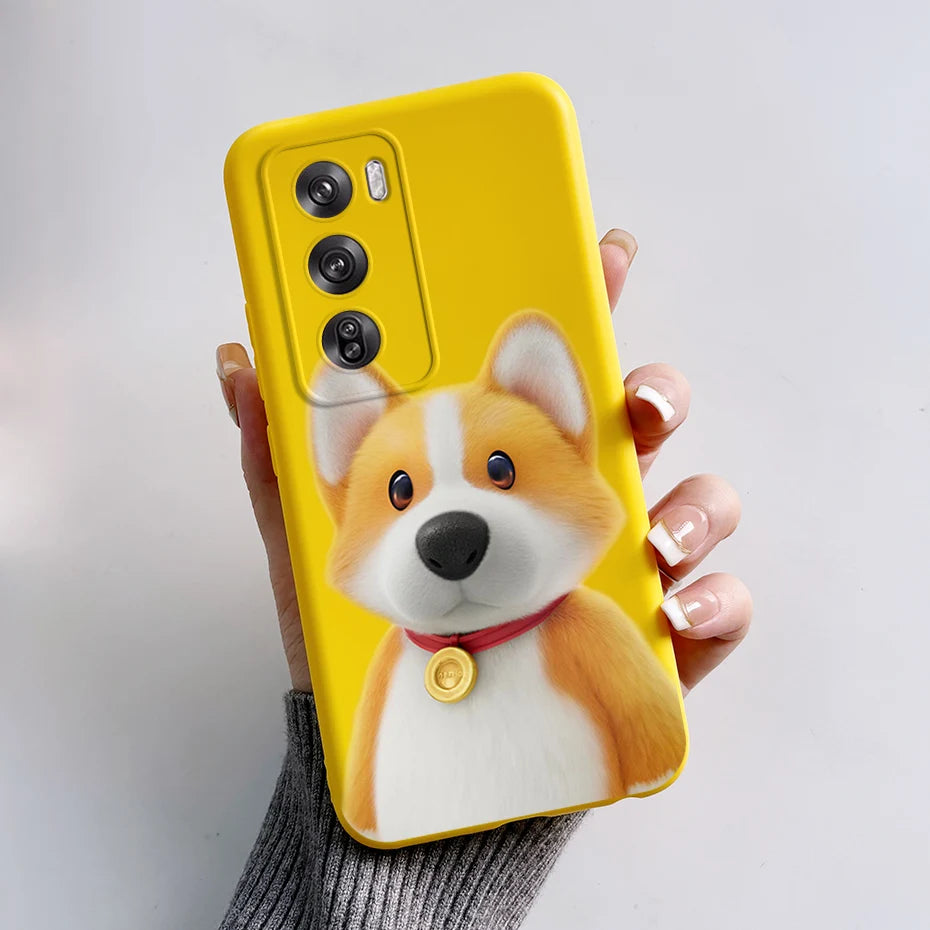 OPPO Reno 12 Pro 5G Phone Case – Cute Rabbit & Panda Soft Silicone Cover (CPH2629)
