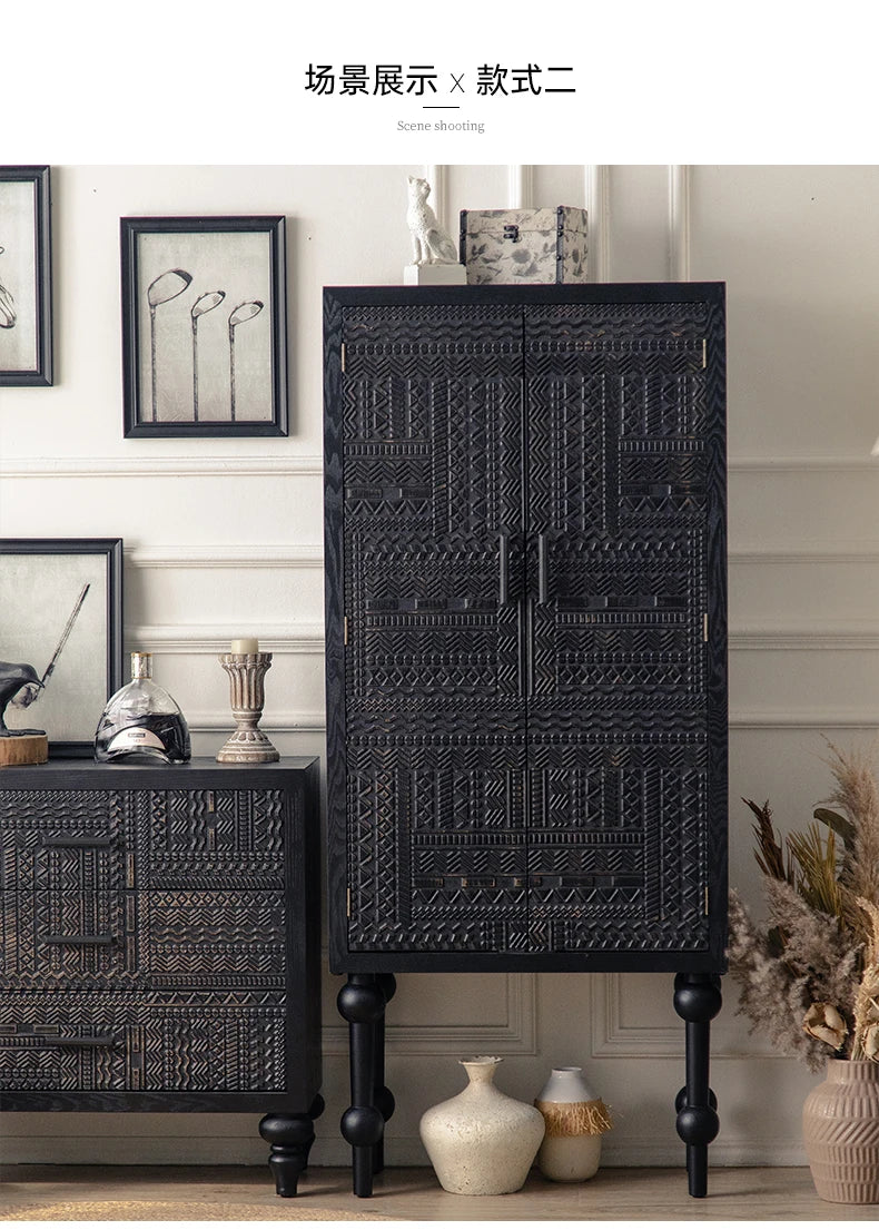 European Quality Living Room Cabinet – Premium Storage Display Unit