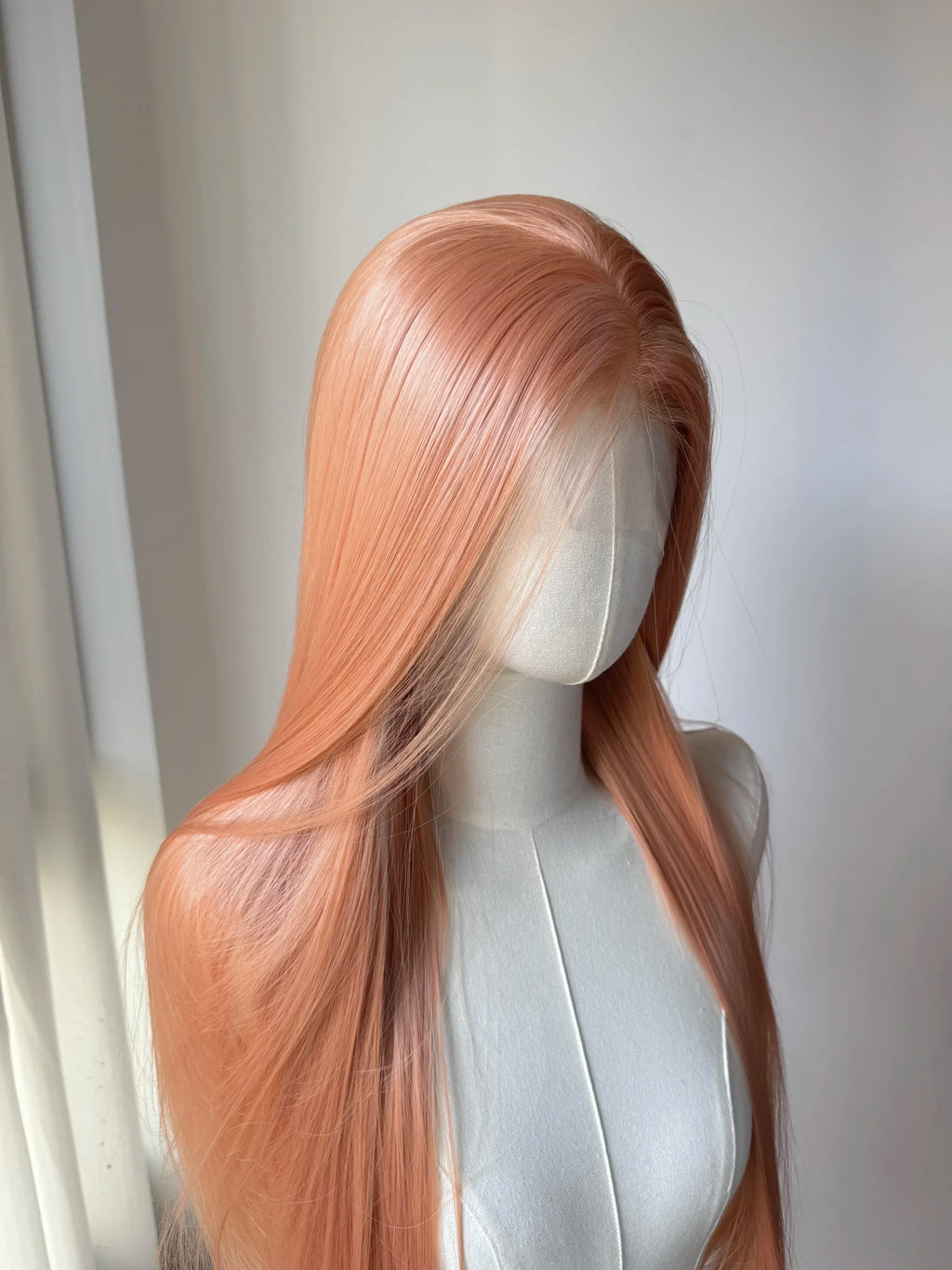 Light Orange Wig 13x4 Lace Front Wigs for Women Long Straight Hair Headband Wig for Cosplay Synthetic Lace Front Wig косплей