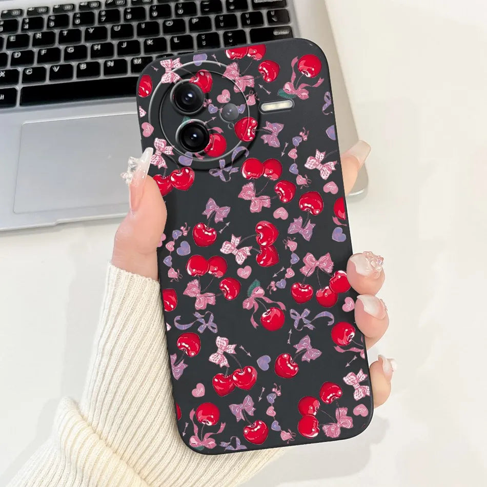 Xiaomi Poco F7 Ultra / F7 Pro Phone Case – Cute Cat & Panda Soft Silicone Shockproof Cover