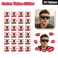 Custom Valentine’s Day Temporary Tattoos – Personalized Waterproof Lip Tattoo Stickers