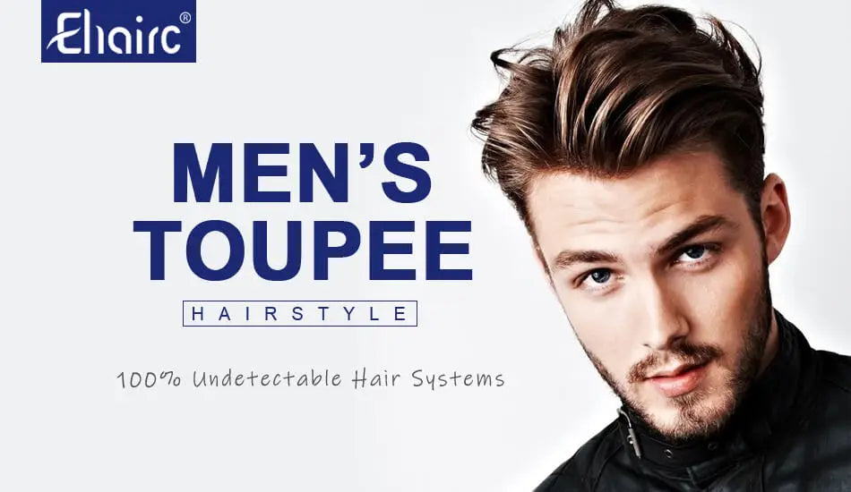 90% Ultra Men Capillary Prosthesis Full Lace Base Wig Man soft and Comfortable Men's Wigs Breathable Men's Capillary Prosthesis